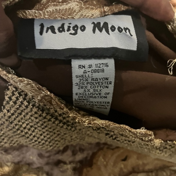 Indigo Moon Multi Print neutral patterned jacket - Picture 12 of 13